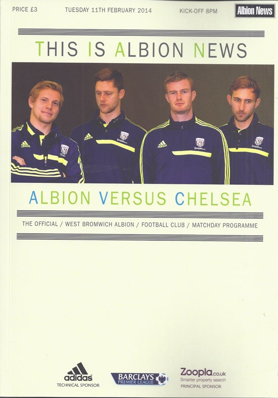 West Bromwich Albion FC  v Chelsea FC